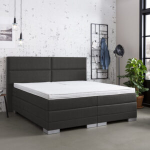 Elektrisch Verstelbare 2-Persoons Boxspring - Thor - Zwart 160x200 cm - Pocketvering - Inclusief Topper - Dekbed-Discounter.nl