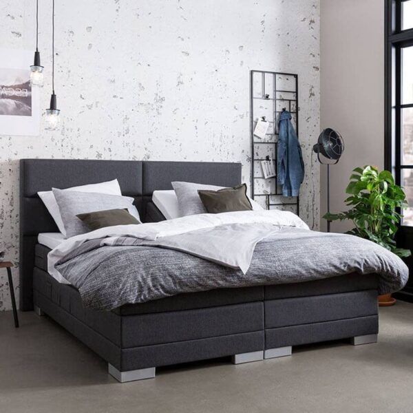 Elektrisch Verstelbare 2-Persoons Boxspring - Thor - Zwart 160x200 cm - Pocketvering - Inclusief Topper - Dekbed-Discounter.nl