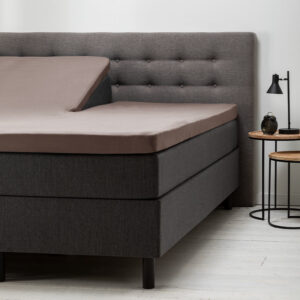 Splittopper Hoeslaken Jersey - Taupe - 160x200 cm - Taupe - Fresh & Co - Dekbed-Discounter.nl