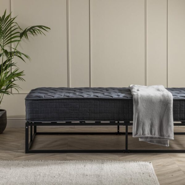 Matras Signature - Grey 90 x 200 cm - x cm met Pocketveren Kern - Van Orange Line - Comfort: Medium - Dekbed-Discounter.nl