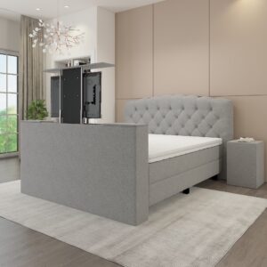 Boxspring Luxury Valencia met TV lift | bedcheck.nl