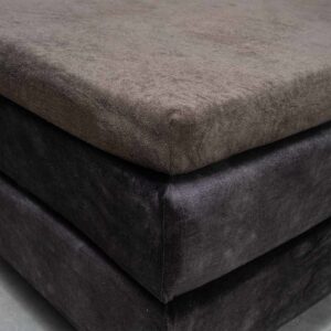 Badstof Topper Hoeslaken - 140x200 cm - Taupe - Fresh & Co - Dekbed-Discounter.nl