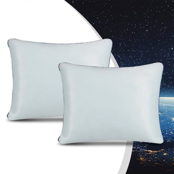 2x Hoofdkussen - Nasa Cooling Foam - Geschikt Voor Zijslaper En Rugslaper - Dekbed-Discounter.nl