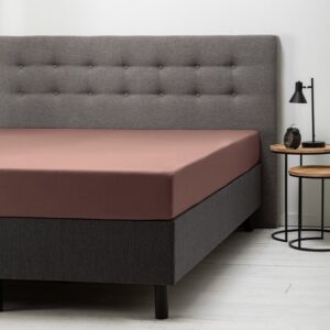 Hoeslaken Jersey - Terra - 160x200 cm - Bruin - Fresh & Co - Dekbed-Discounter.nl