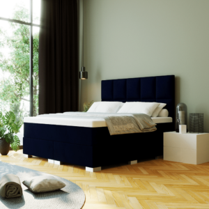 DIRECT LEVERBAAR | Boxspring BIG Mondriaan 140x200 cm | bedcheck.nl