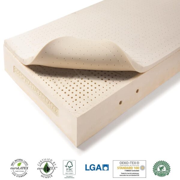 100% natuur Latex Dual matras 24 cm | bedcheck.nl